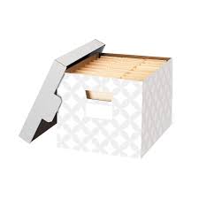 String and button closure provides maximum security. Bankers Box Stor File Decorative Grey Floral 2 Pack Staples Ca