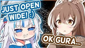 Gura and Mumei Find A Highly Cursed 'Gura Body Pillow' | HololiveEN Clips -  YouTube