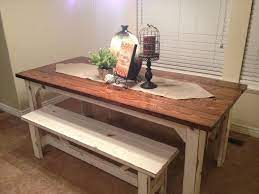 Farm Style Kitchen Table And Benches To Match Rustic Kitchen Tables Kitchen Table Settings Farm Style Kitchen