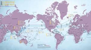 Indonesia's military chief said warships had been dispatched to find the kri. 2009 Submarine Cable Map Visual Ly