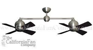 Metropolitan With No Light Small Double Ceiling Fan California Fan Co Double Ceiling Fan Ceiling Fan Living Room Ceiling Fan