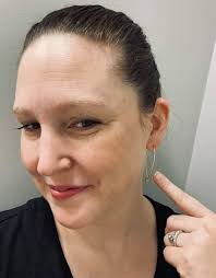 Sparkly earrings for long hair up or down