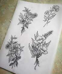 Roses are known for the endless beauty and love that they represent. Pin By Lindsay Ross On Forget Me Not Bouquet Tattoo Tattoos Flower Tattoo Designs
