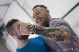 Conor mcgregor's picture after getting the 'tiger' tattoo inked in 2015. Conor Mcgregor Forearm Tattoo Conor Mcgregor Tattoo Conor Mcgregor Straight Blast Gym