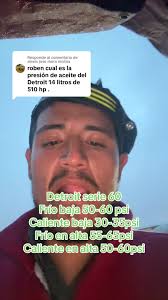 Aseite En El Multiple De Escape De Un Motor Detroit Serie 60