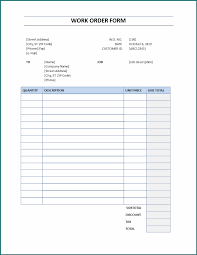 Work order form which might be issued by a customer towards the services service provider is such as a work ticket. Free Printable Work Order Form Template Bogiolo