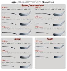 easton hockey curve patterns