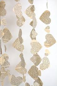 Book Heart Garland Wedding Decor Wedding Von Modenschau Auf Dawanda Com Girlande Hochzeit Dekoration Hochzeit Hochzeitsgirlande