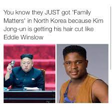 The Barber Would Probably Say Something If He Wasn T Worried About His Whole Family Disappearing Funny Family Matters Funny Posts