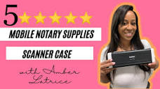 Mobile Notary Supplies: Scanner & Case - YouTube