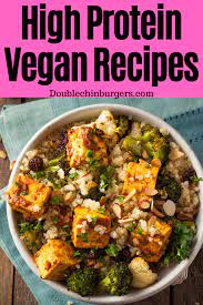 The Best High Protein Vegan Recipes Doublechinburgers High Protein Vegan Recipes High Protein Vegetarian Recipes Low Carb Vegetarian