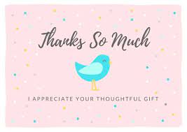 Free Printable Thank You Card For Baby Shower Gifts Pin Now For Later Baby Shower Thank You Thank You Card Wording Baby Shower Thank You Cards