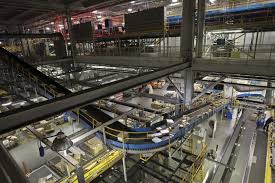 Inside A Fedex Parcel And Package Sorting Hub