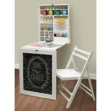 We R Memory Keepers Hanging Fold Down Craft Table At Hsn Com Fold Down Table Craft Table Fold Away Desk