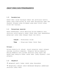 Zakat ini termasuklah zakat fitrah dan juga zakat harta termasuklah emas. Zakat Emas Dan Pengiraannya