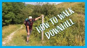 How To Walk Downhill Properly When Hiking England Youtube
