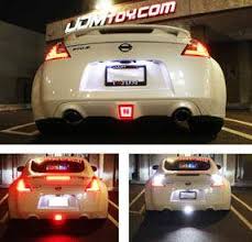 Ijdmtoy Nissan 370z Rear Fog Light 3 In 1 Feature Brake Rear Fog And Backup Light Nissan 370z Nissan Nissan Lead