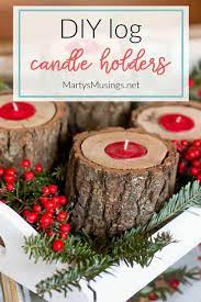 Check spelling or type a new query. Diy Rustic Wood Candle Holders