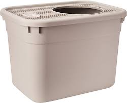Add 2 to 4 cat litter. Amazon Com Clevercat Top Entry Litterbox Pet Supplies