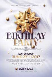 Gestalte deine flyer mit individuellen vorlagen & millionen von grafiken. Classy Birthday Flyer Psd Templates Creative Flyers