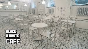 Black And White Cafe Black And White 2d Cafe Bwcafe St Petersburg Russia Nice Instagrammy Coffee Shop Youtube In 2020 White Cafe Coffee Shop St Petersburg