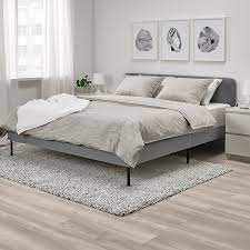 Le strutture letto di ikea sono davvero tante. Slattum Struttura Letto Imbottita Knisa Grigio Chiaro 160x200 Cm Ikea It