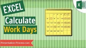Is usually in which remarkable???. How To Calculate Work Days In Excel Exclude Holidays Weekends Youtube