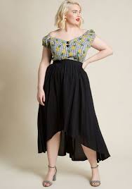 Black A Line Midi Skirt Plus Size Lead In Lengths Midi Skirt In Black Plus Size Black Dresses A Line Skirt Outfits Plus Size Fashion Dresses