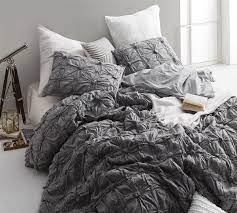 A finishing touch to any bed, refresh a bed in your master bedroom, kid's bedroom, or guest bedroom with one of the comforter sets. Featured Dark Gray Comforters Xl King Size Comforter Gray Luxury Bedding Master Bedroom Modern Bed Bed Linens Luxury
