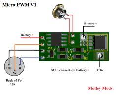 This multiplies the voltage output by the number of it's also possible to wire together four battery cells, typically in a dual series/parallel configuration. Wire Diagram Pwm Diy Box Mod Vape Mods Diy Box Mods