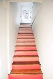 Colored Steps Stairs Painted Stairs Diy Stairs