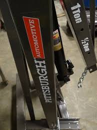 Motoos engine hoist 2 ton folding hydraulic engine motor hoist cherry picker shop cranes lift red shop crane 4000 lb. Pittsburgh 2 Ton Engine Hoist Kdor Automotive Shop Seizure Equip Bid
