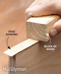 Edge Banding With Iron On Veneer Edging Woodworking Techniques Veneers Woodworking Wood