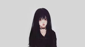 The name comes from an abbreviated form of the japanese word for animation. Black Hair Anime Girl Wallpapers Wallpaper Cave