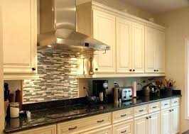 Benjamin Moore Feather Down Cream Colored Kitchen Cabinets With Dark Island Glaze Benjamin Moore F Kitchen Colors Small Kitchen Cabinets Kitchen Cabinet Colors