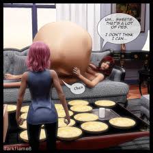 Three Feasting Gluttons by DarkFlame8 - | 18+ Porn Comics