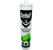 Colla adesivo di montaggio acrilico bianco ml.310 SELSIL per ...