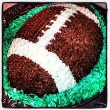Football Cake Use Tip 3 16 Wilton Cake Pan Homemade Buttercream Homemade Choc Buttercream Dye Coconut Wilton Cake Decorating Cupcake Cakes Wilton Cakes