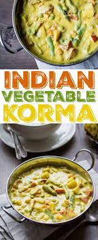 This Delectable Indian Vegetable Korma Is Loaded With Potatoes Tomatoes Carrots Peas And Green Beans Mak Indian Food Recipes Korma Recipe Diy Food Recipes