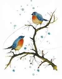 Warm Inside Watercolor Art Print English Robins Cute Love Etsy In 2020 Watercolor Art Prints Watercolor Bird Watercolor Art