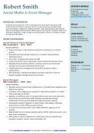 Download as pdf or use digital cv. Event Manager Resume Samples Qwikresume
