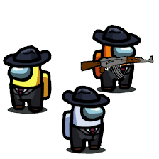 Among Us Mafia Version Still Suck At Designing Guns Amongus