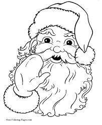 Plus, it's an easy way to celebrate each season or special holidays. Santa Coloring Pages Christmas 01 Coloring Library