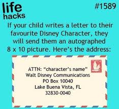 Եթե ցանկանում եք վերականգնել ձեր էլ. Disney Letter Disneyland Address Walt Disney Company Attn Fan Mail Department 500 South Buena Vista Street Bur Life Hacks 1000 Life Hacks Useful Life Hacks