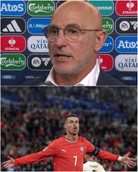 Luis de La Fuente:"If there is something I can brag about, it is this great  team that I have. I feel proud to be their coach."