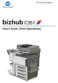 This page contains konica minolta bizhub 206 printer driver & software download links for windows 7 / windows 8, 8.1 here we are sharing with you the printer driver download links for konica minolta bizhub 206 multifunctional laser printer. Konica Minolta Bizhup C351 User Manual Pdf Download Manualslib