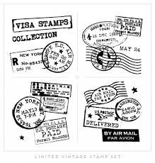 Download Black Visa Stamps Collection For Free Travel Stamp Stamp Collecting Vintage Postage Stamps