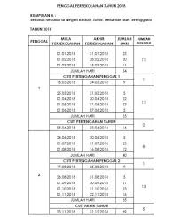 Maybe you would like to learn more about one of these? Jadual Gaji Kakitangan Awam Cuti Sekolah Cuti Umum Dan Cuti Panjang 2018 Sekolah Pendidikan Guru
