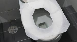 Covering Toilet Seat With Paper Is A Bad Call