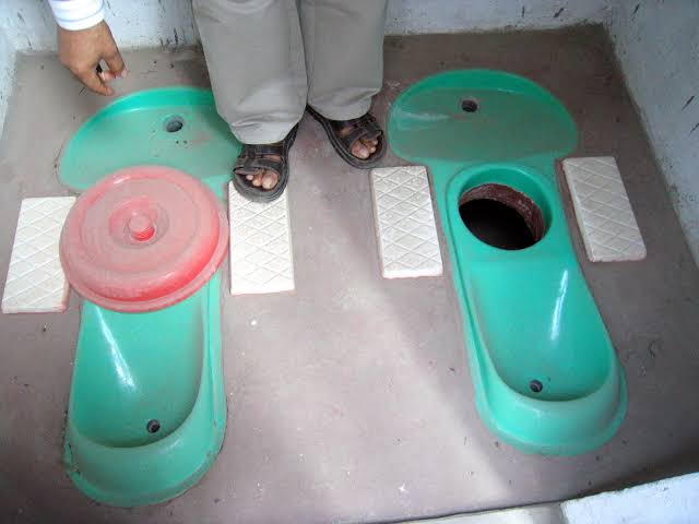 Mga resulta ng larawan para sa Sulabh two examples of ecosan toilet"